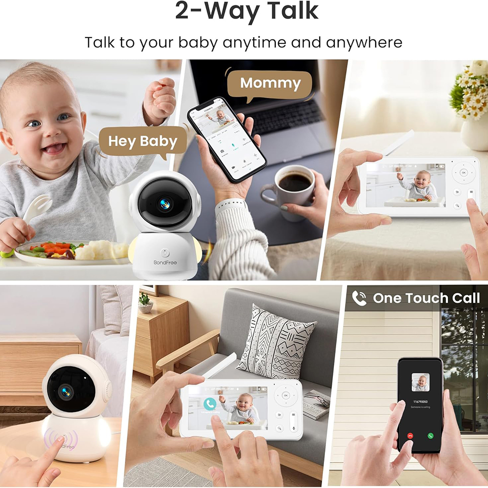 2K Baby Monitor with 2 Cameras - Smart Home Battery Camera incelemesi ve fiyatı