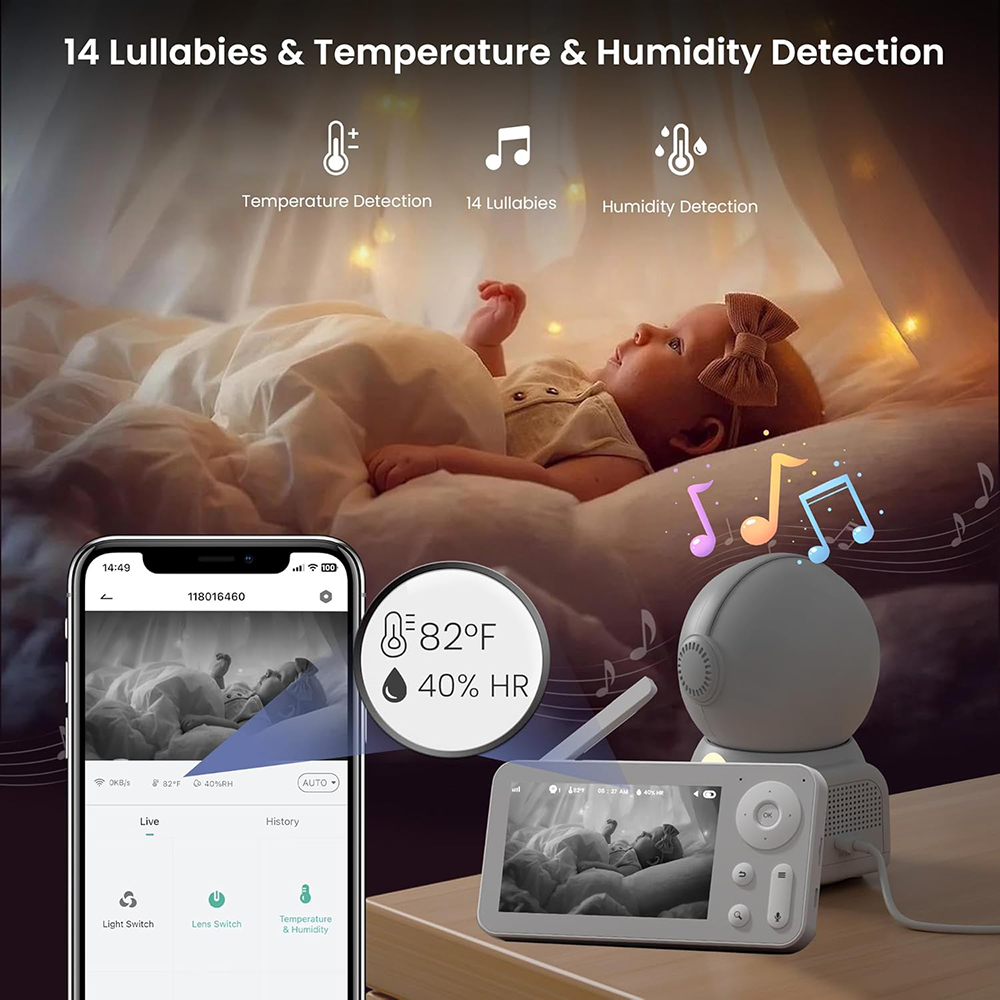 2K Baby Monitor with 2 Cameras - Smart Home Battery Camera incelemesi ve fiyatı