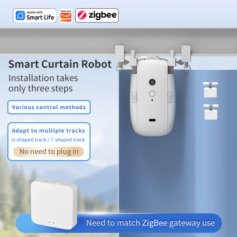 Zigbee Smart Curtain Driver Ro - Smart Home Robot incelemesi ve fiyatı