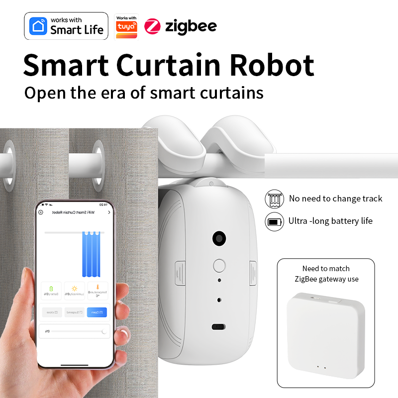 Zigbee Smart Curtain Driver Ro - Smart Home Robot incelemesi ve fiyatı