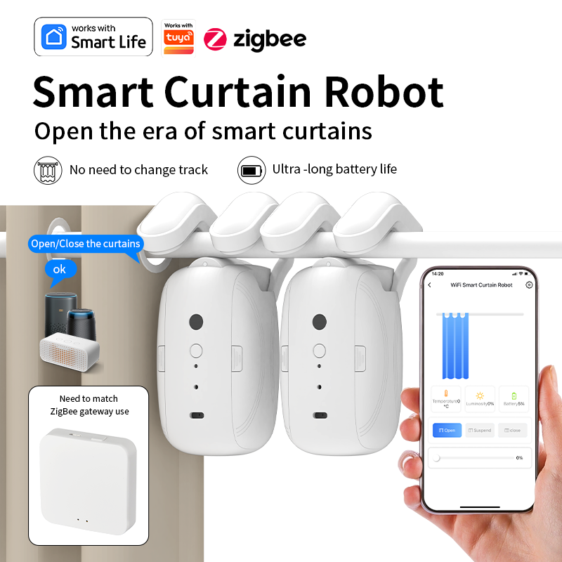 Zigbee Smart Curtain Driver Ro - Smart Home Robot incelemesi ve fiyatı