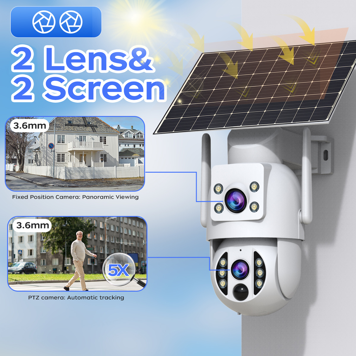 JOOAN 6MP Outdoor Solar Wifi C - Smart Home Battery Camera incelemesi ve fiyatı