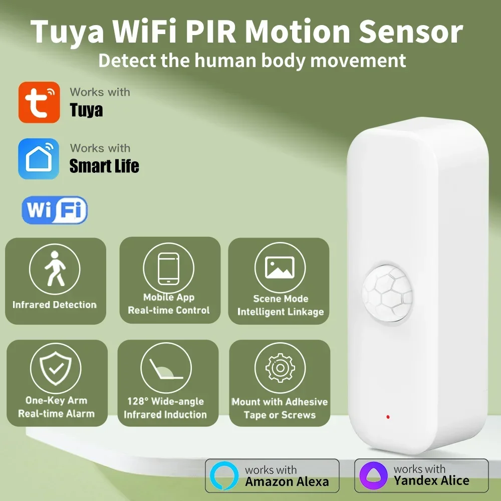 Tuya WiFI Motion Sensor PIR Sm - Smart Home Web incelemesi ve fiyatı