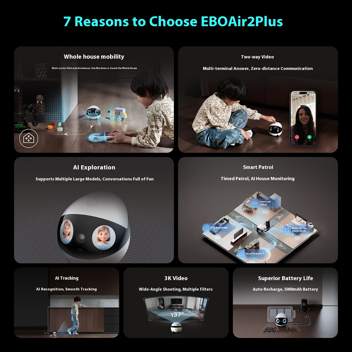 Enabot Air 2 Plus Intelligent  - Smart Home Robot incelemesi ve fiyatı