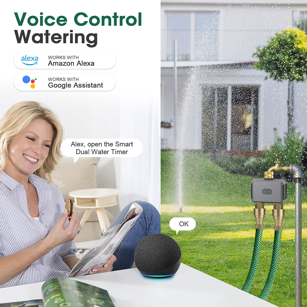 Tuya 2 Zone Watering Timer Gar - Smart Home Alexa incelemesi ve fiyatı