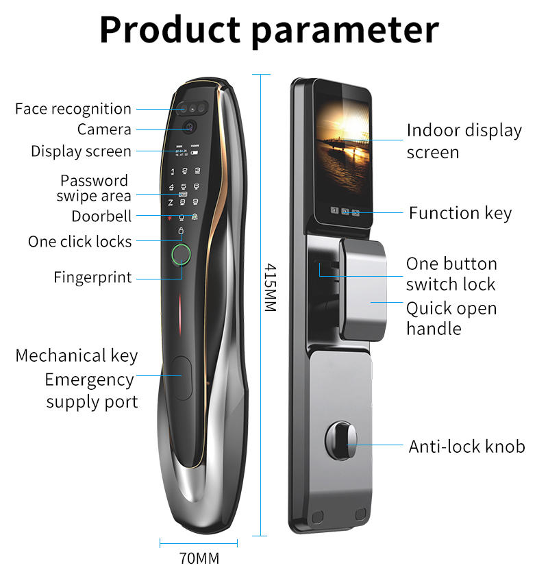 TYSH Tuya Security Fingerprint - Smart Home Battery Camera incelemesi ve fiyatı