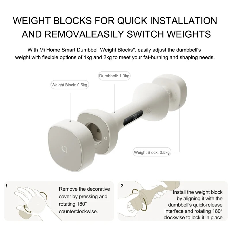 New MIJIA Smart Dumbbells Men  - Smart Home Zestaw incelemesi ve fiyatı