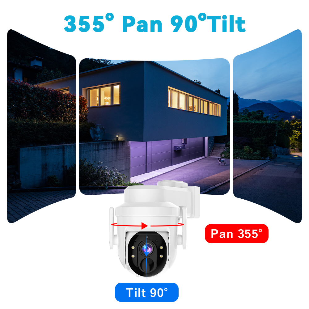 2K Solar Security Camera Pan/T - Smart Home Battery Camera incelemesi ve fiyatı