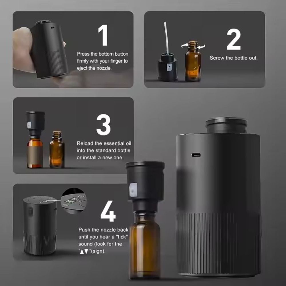 Portable Essential Oil Diffuse - Smart Home Fragrance Diffuser incelemesi ve fiyatı